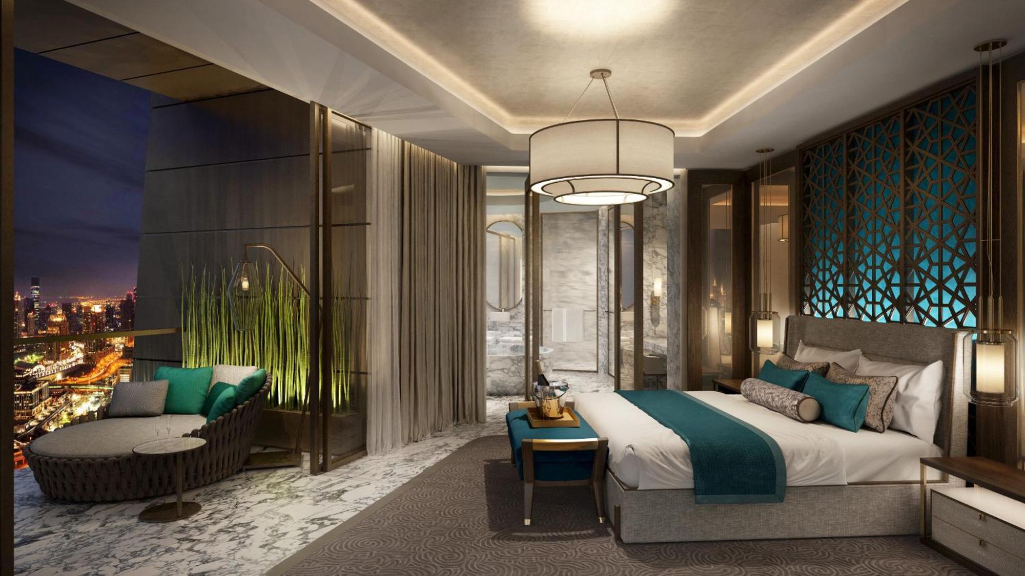 Hotel Mandarin Oriental Downtown, Dubai Exterior foto