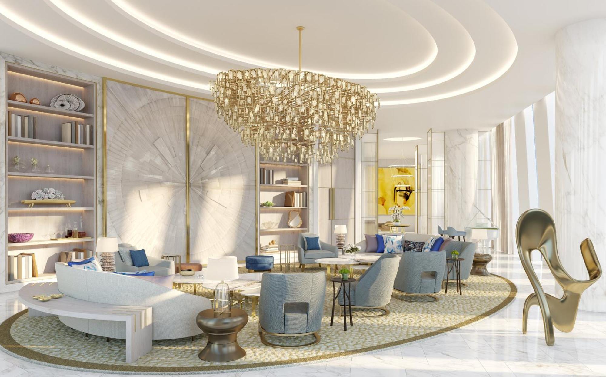 Hotel Mandarin Oriental Downtown, Dubai Exterior foto