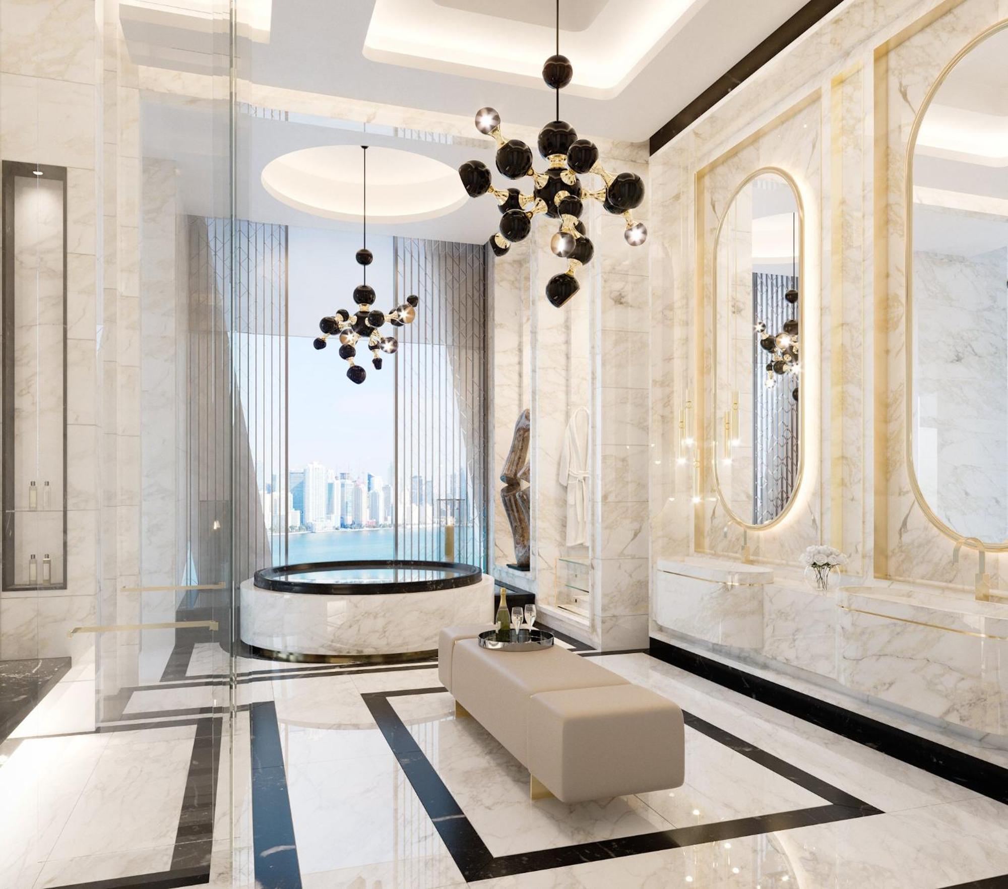 Hotel Mandarin Oriental Downtown, Dubai Exterior foto